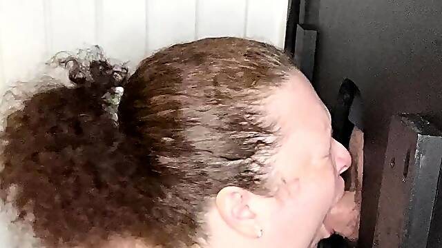 Glory Hole Blowjobs and Brunettes