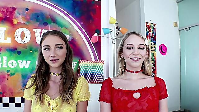 Macy & Lilly’s Naughty Threesome Adventure