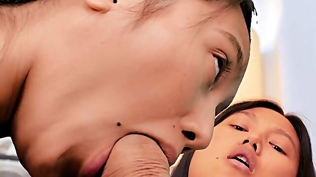 Real Life Futanari - May Thai Sucks and rides a huge fat