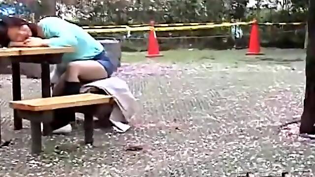 Cute plump Asian tits revealed in Japanese voyeur movie