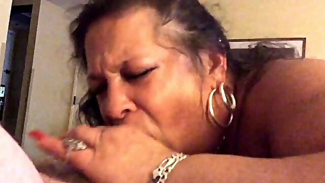 This obese hooker loves to please and she is so enthusiastic about oral sex