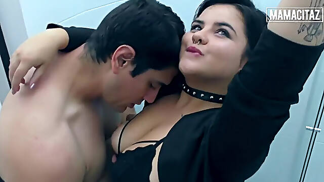 Chubby Bbw Latina Teen 18+ Hot Hardcore Sex Tape In The Bathroom