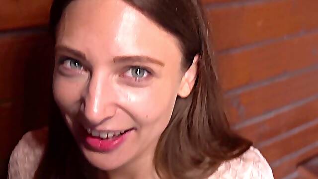 Talia Mint sucks and rides fat pecker with great pleasure