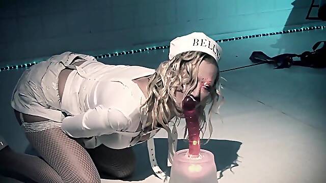 She wants to feel every throbbing inch of this big penis inside her and she spreads her...