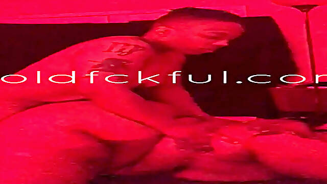 Sultry black lesbian couple tribbing and eating pussy