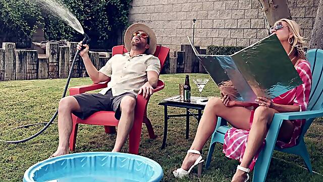 Massive Tits Big Ass Blonde MILF in Outdoor hardcore - Kelly Madison(4K) - Kelly madison