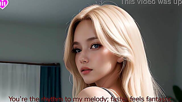 Your Golden-Haired CORPULENT BOOTY Step Mamma Want To Screw In The Living Room POV - Uncensored Hyper-Realistic Comics Joi, With Auto Sounds, AI [PROMO VIDEO]