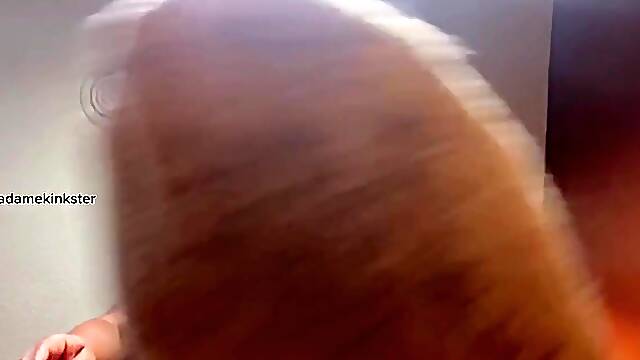 Ebony Giantess Plays With U With Her Ribald Socks In advance of This babe Works