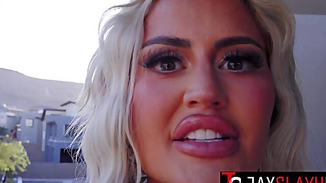 Curvy Honey Danii Banks Receives A Wild Interracial Experience