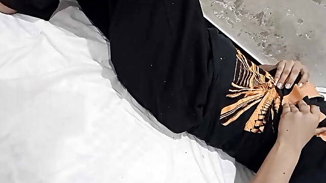 Indian Schoolgirl Seduces Her Teacher to fuck her with a creampie (Hindi Audio)