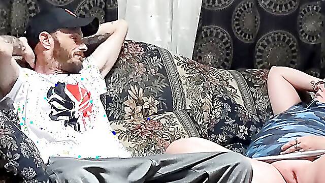 I fucked my chubby step cousin on Grandmas couch!