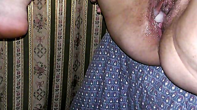 Oops, your wife getting pregnant for sure after this creampie - Cuckold after sex POV - Milky Mari