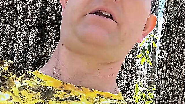 Whore Thought She Was Alone in the Woods She Sucks This Strangers Big Fat Bone Oops Whats That on Her Ass?