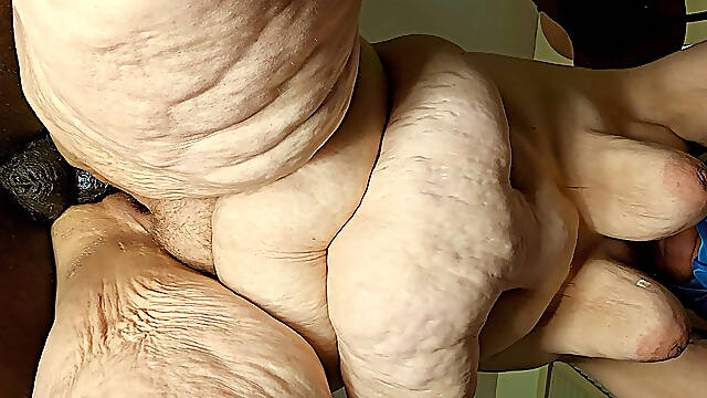 Big Fat Woman Get Fucked Real Hard, Then Old Guy Black Cock Started Pumping &amp; Shooting Huge Loads of Cum Inside Her Juicy Pusssy