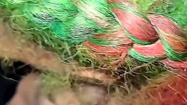 Christmas Hair Blowjob