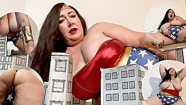 Giant Wonder Woman Lost in Your City