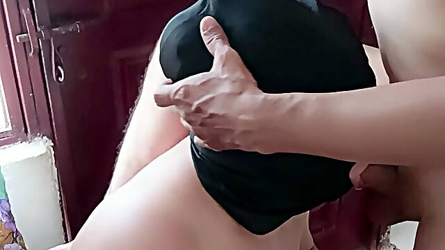 Mature masked deep throat