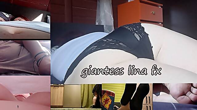 Unaware giantess lina fx