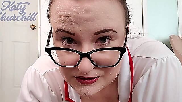 Sweaty Nurse Performs Sweat Exposure Treatment