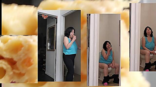 Eating Mac N Cheese Facestuffing Pee Dump n Feed