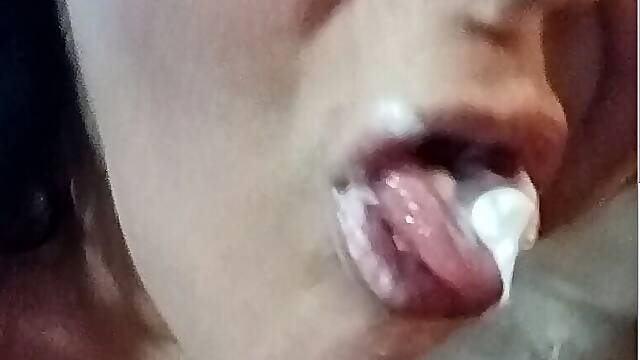 Gagging That Cock Down Her Throat Omg Hes Blowing His Load
