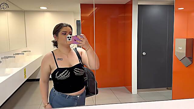 Stinky Farts in Restaurant Bathroom
