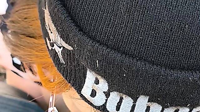 Whore Thought She Was Alone in the Woods She Sucks This Strangers Big Fat Bone Oops What's That on Her Ass?