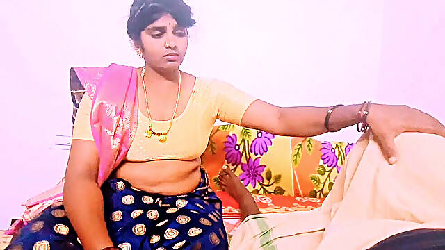 Desi Oldman Fucking Son's Beautiful Wife. Telugu Dirty Talks.