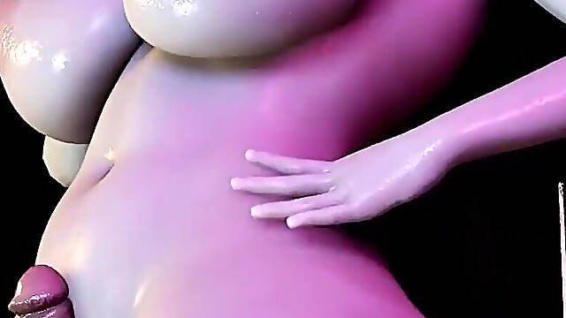 Chubby Chick Ride the Big Cock - 3D Animation