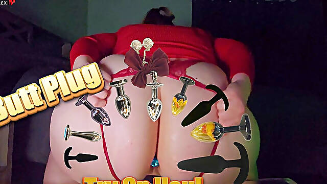 Butt Plug Try-on Haul: Including My Largest Ever Striptease Cum Show