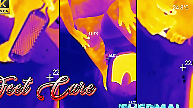 Feet Soles Get Ground, Buffed and Lubed Until They’re Glossy-fuckable Thermal POV