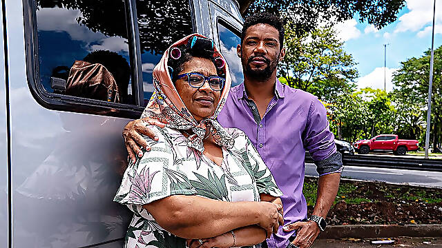 Extreme Fat Belly Mature Ass Fucked While Driving