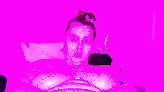 BBW Spreads Her Pussy for Her Machine