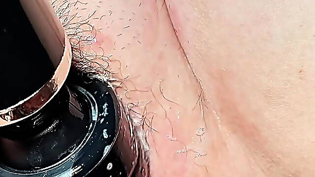 Close up - Clit Pops Out and Pussy Lips Open with Contraction Orgasim